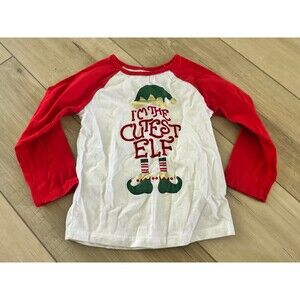 “I’m the cutest elf” kids T-shirt